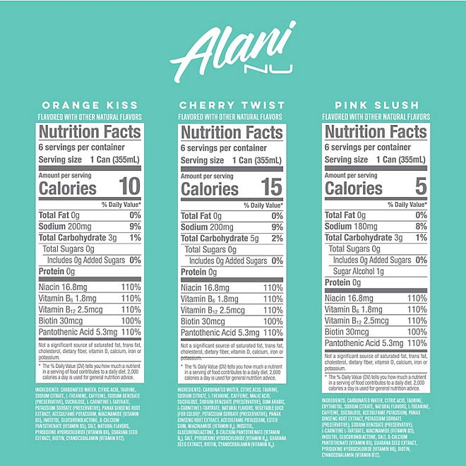 Alani Nu Energy Drink, Variety Pack, 12 fl. oz., 18 pk. - Image 3