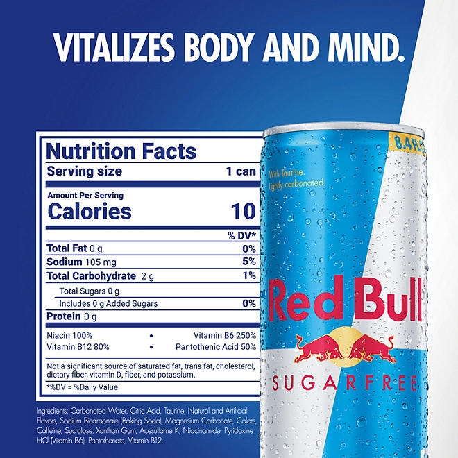 Red Bull Energy Sugar-Free 8.4 fl. oz., 24 pk. - Image 3