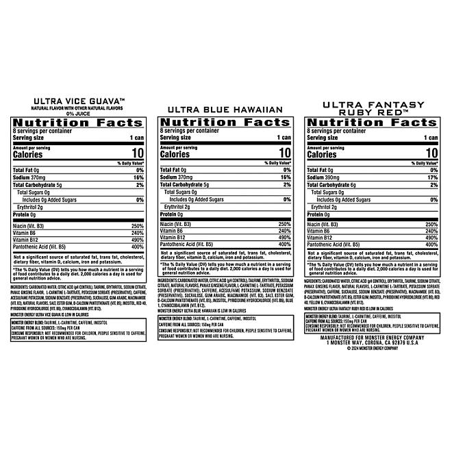 Monster Energy Ultra Variety Pack, 16 fl. oz., 24 pk. - Image 3