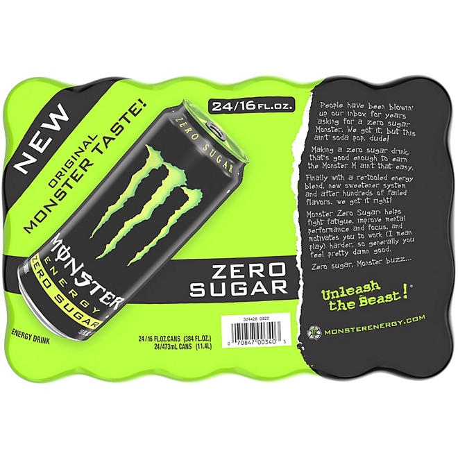 Monster Energy Zero Sugar 16 fl. oz., 24 pk. - Image 4