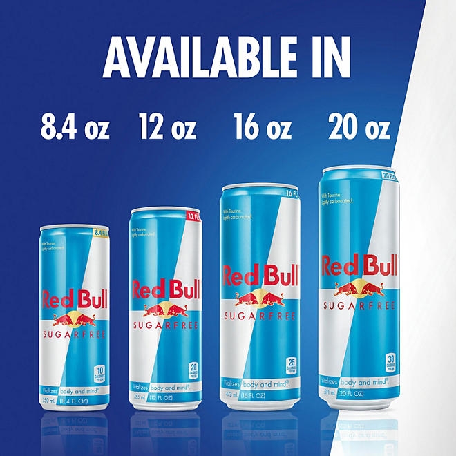 Red Bull Sugar-Free Energy Drink 12 fl. oz., 24 pk. - Image 8