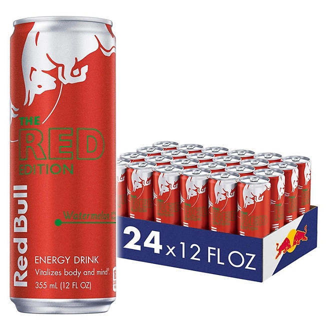 Red Bull Energy Drink, Watermelon 12 fl. oz., 24 pk. - Image 2