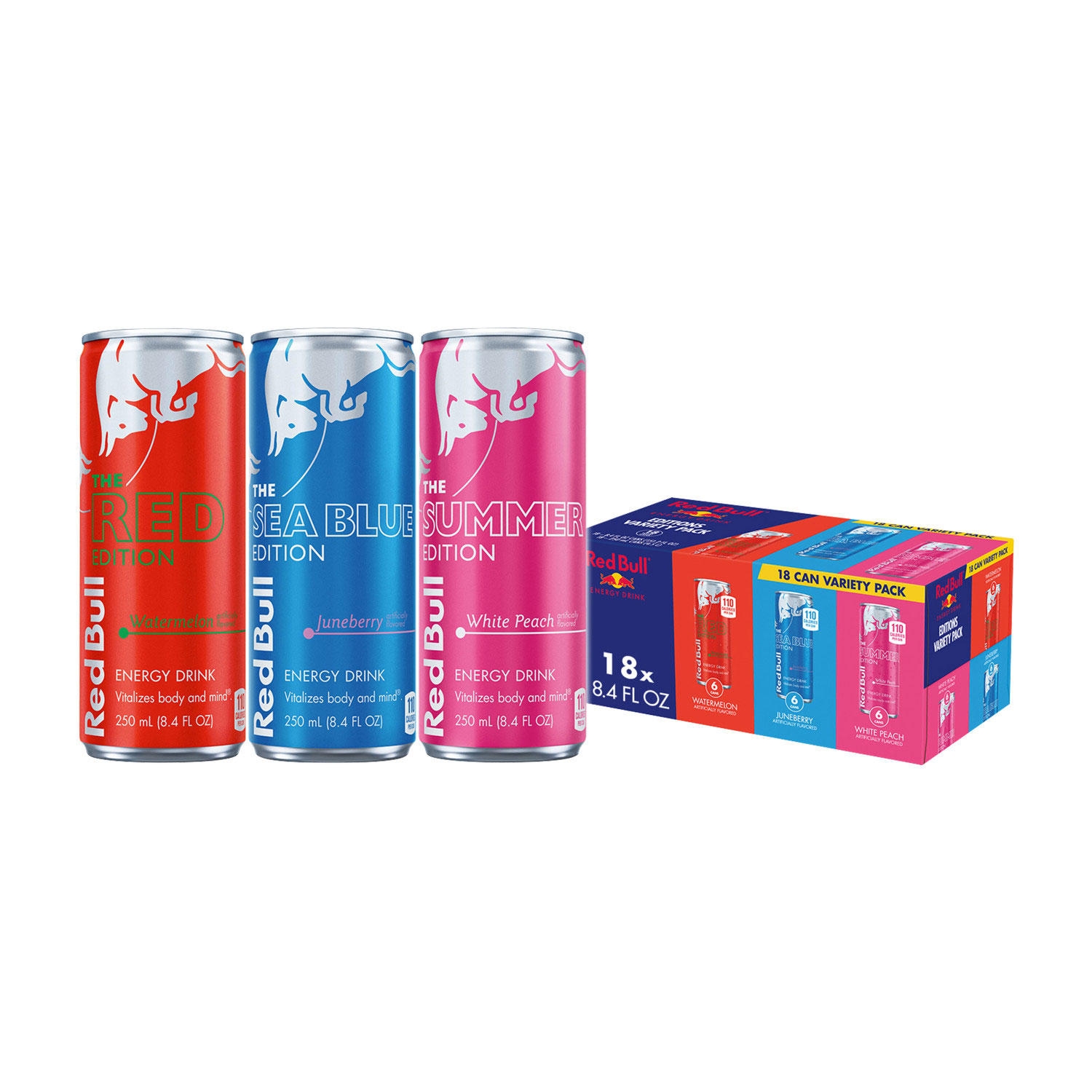 Red Bull Editions Variety Pack 8.4 fl. oz., 18 pk.