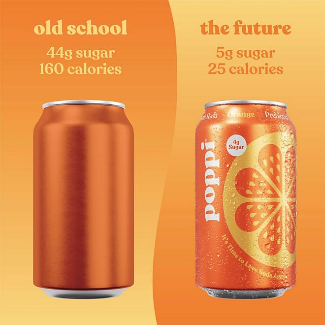 poppi Prebiotic Soda Fruit Variety Pack 12 fl. oz., 15 pk. - Image 6