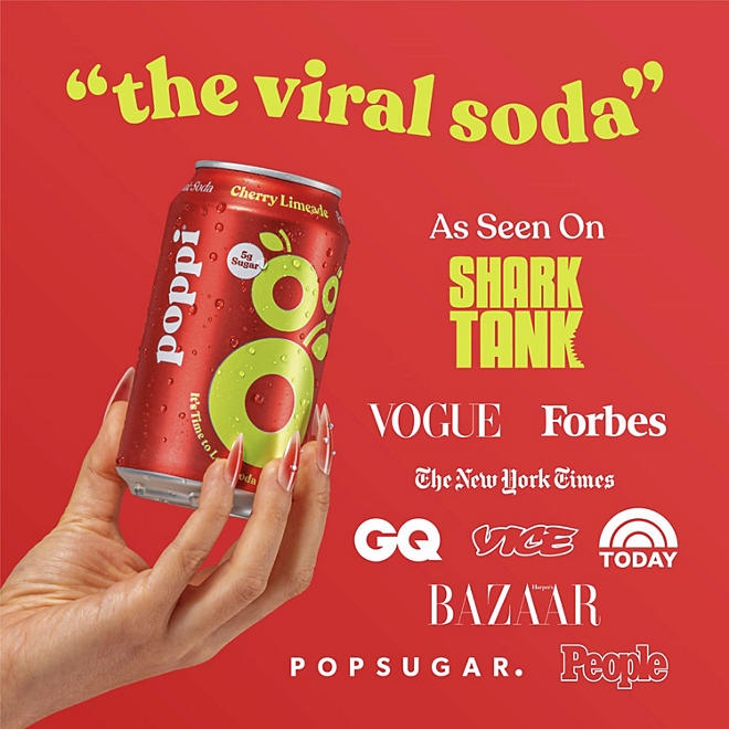 poppi Prebiotic Soda Fruit Variety Pack 12 fl. oz., 15 pk. - Image 7