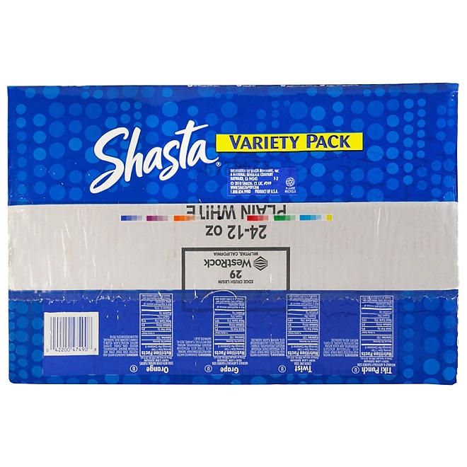 Shasta Soda Variety Pack 12 fl. oz., 24 pk. - Image 9