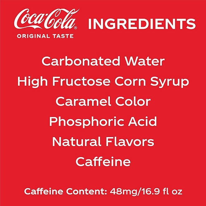 Coca-Cola Soda Soft Drink, 16.9 fl. oz., 24 pk. - Image 4