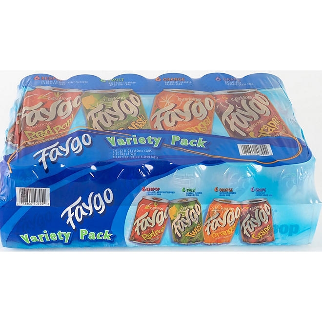 Faygo Soda Variety Pack 12 fl. oz., 24 pk. - Image 2