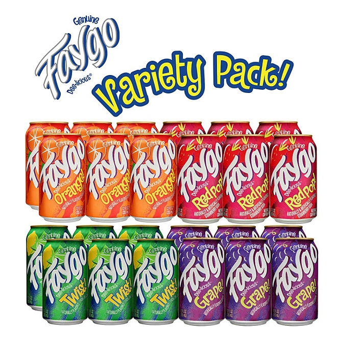 Faygo Soda Variety Pack 12 fl. oz., 24 pk. - Image 4