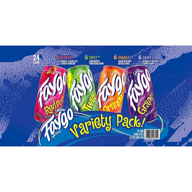 Faygo Soda Variety Pack 12 fl. oz., 24 pk. - Image 9