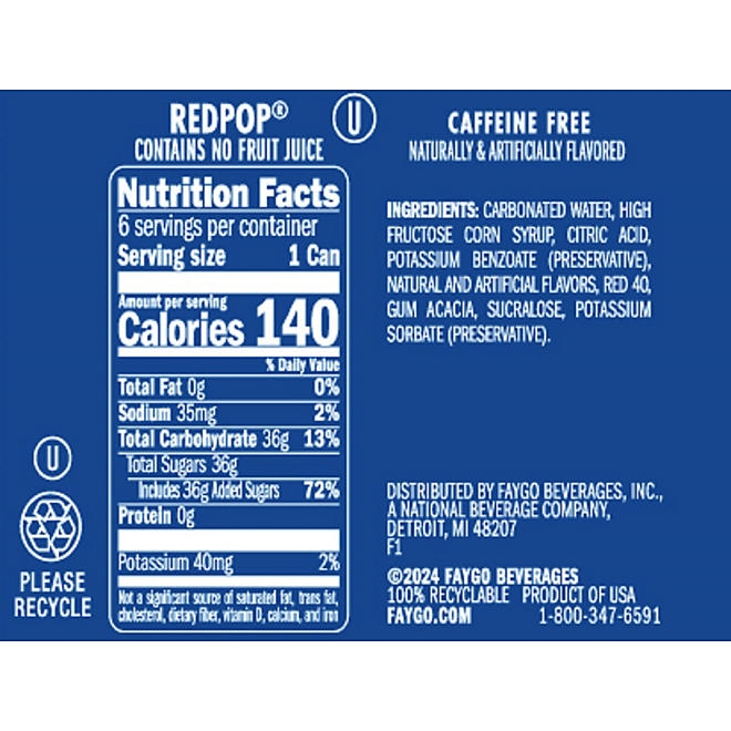 Faygo Soda Variety Pack 12 fl. oz., 24 pk. - Image 10