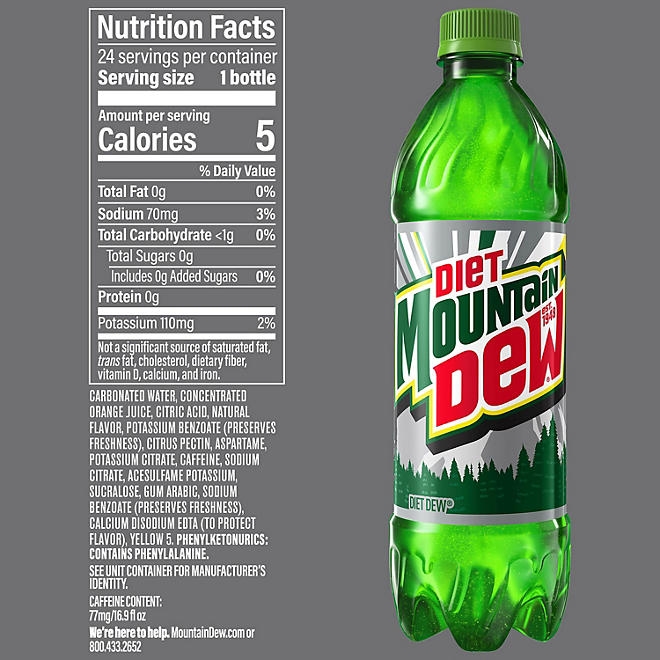 Diet Mountain Dew 16.9 fl. oz., 24 pk. - Image 3