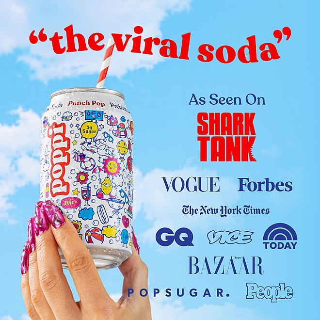 poppi Prebiotic Soda Punch Pop 12 fl. oz., 15 pk. - Image 6