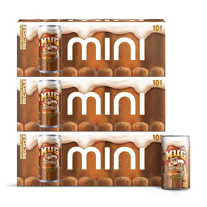 Mug Root Beer Mini Cans, 7.5 fl. oz., 30 pk. - Image 2