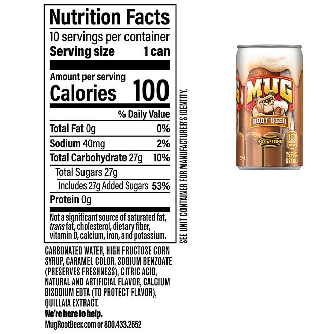 Mug Root Beer Mini Cans, 7.5 fl. oz., 30 pk. - Image 3