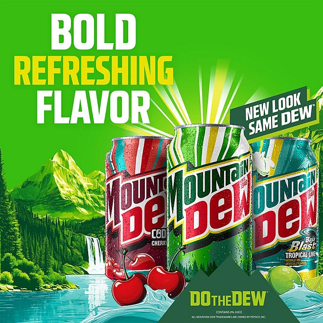 Mountain Dew Original Mini Cans, 7.5 fl. oz., 30 pk. - Image 8