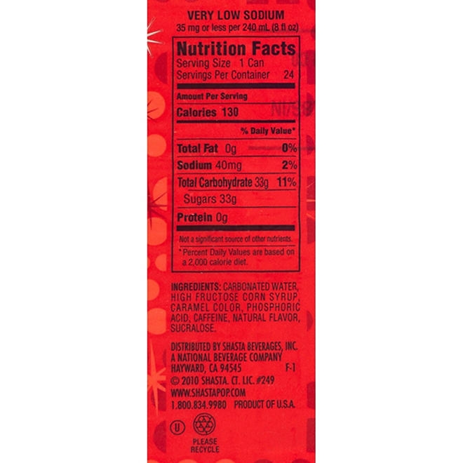 Shasta Cola 12 fl. oz., 24 pk. - Image 3