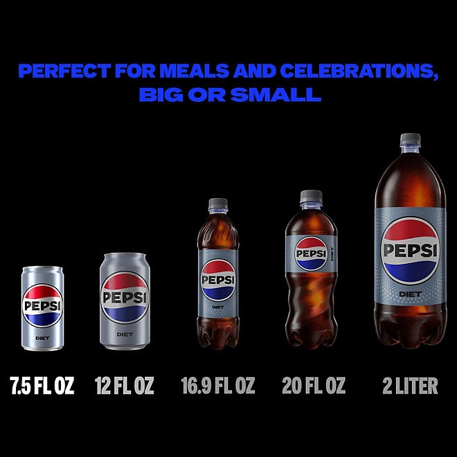 Diet Pepsi Original Mini Cans, 7.5 fl. oz., 30 pk. - Image 5