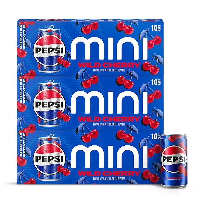 Pepsi Wild Cherry Mini Cans, 7.5 fl. oz., 30 pk. - Image 2