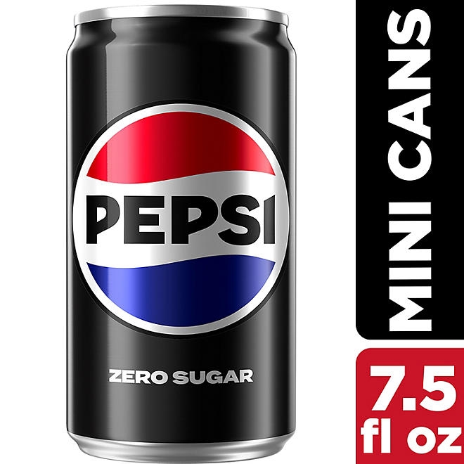 Pepsi Zero Sugar Mini Cans, 7.5 fl. oz., 30 pk. - Image 4