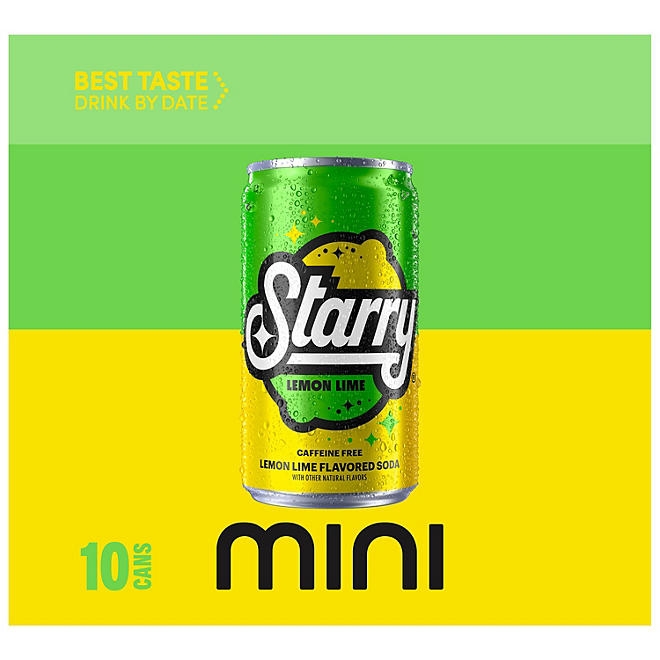 Starry Mini Cans Lemon Lime, 7.5 fl. oz., 30 pk. - Image 5