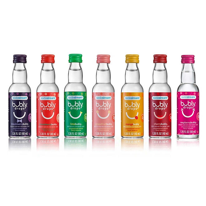SodaStream Bubly Drops 7 Flavor Variety Pack, 8 Fl Oz - Image 2