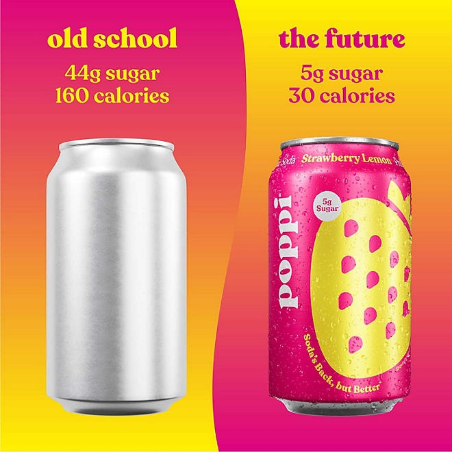 poppi Prebiotic Soda Tastemakers Variety 12 fl. oz., 15 pk - Image 7