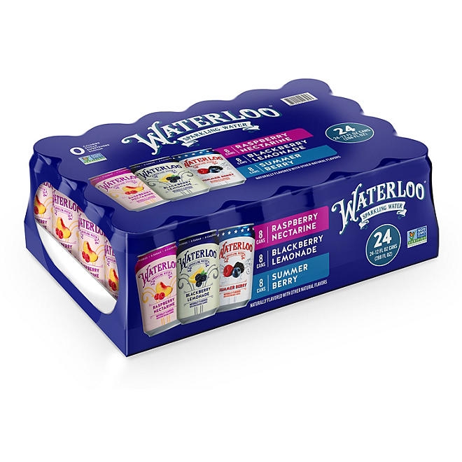 Waterloo Sparkling Water Variety Pack 12 fl. oz., 24 pk. - Image 2