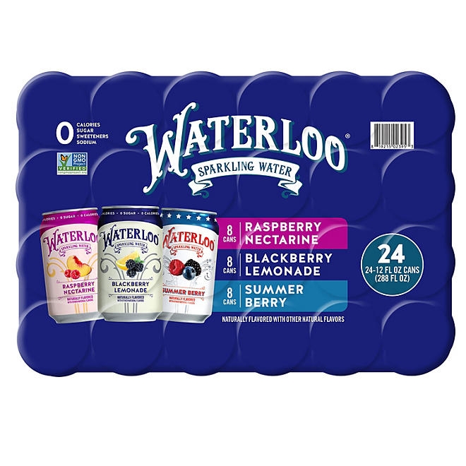 Waterloo Sparkling Water Variety Pack 12 fl. oz., 24 pk. - Image 4