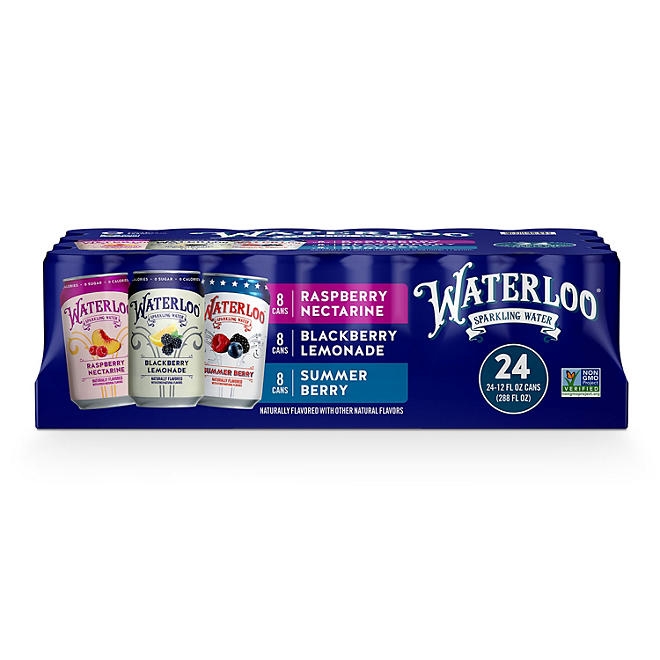 Waterloo Sparkling Water Variety Pack 12 fl. oz., 24 pk. - Image 5