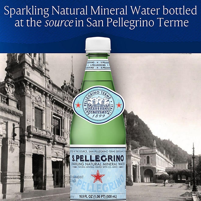 S.Pellegrino Sparkling Natural Mineral Water 16.9 fl. oz., 24 pk. - Image 6