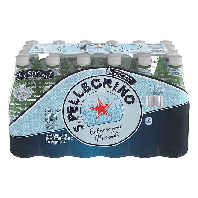 S.Pellegrino Sparkling Natural Mineral Water 16.9 fl. oz., 24 pk. - Image 10