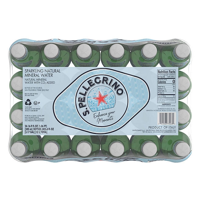 S.Pellegrino Sparkling Natural Mineral Water 16.9 fl. oz., 24 pk. - Image 11