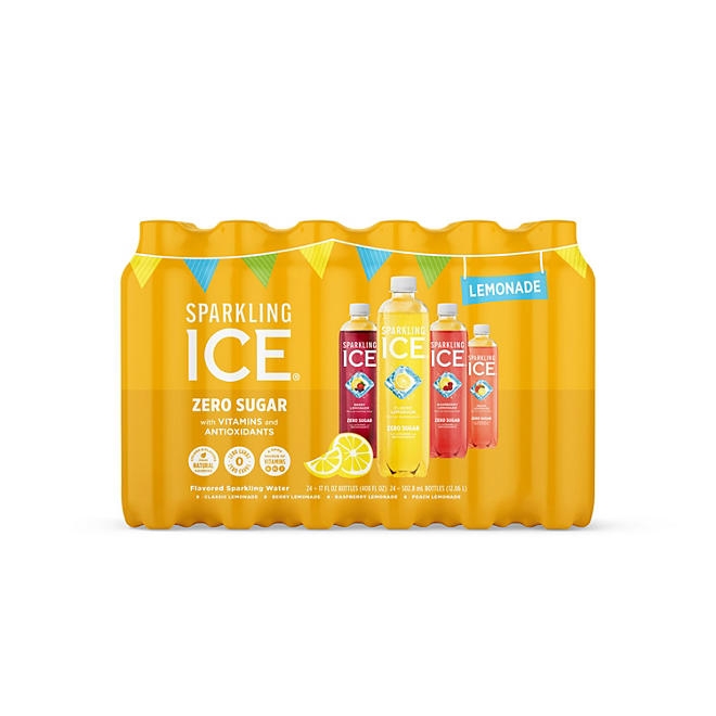 Sparkling Ice Summer Lemonade Variety Pack, 17 fl. oz., 24 pk. - Image 2