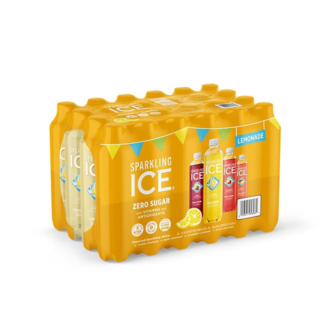 Sparkling Ice Summer Lemonade Variety Pack, 17 fl. oz., 24 pk. - Image 3