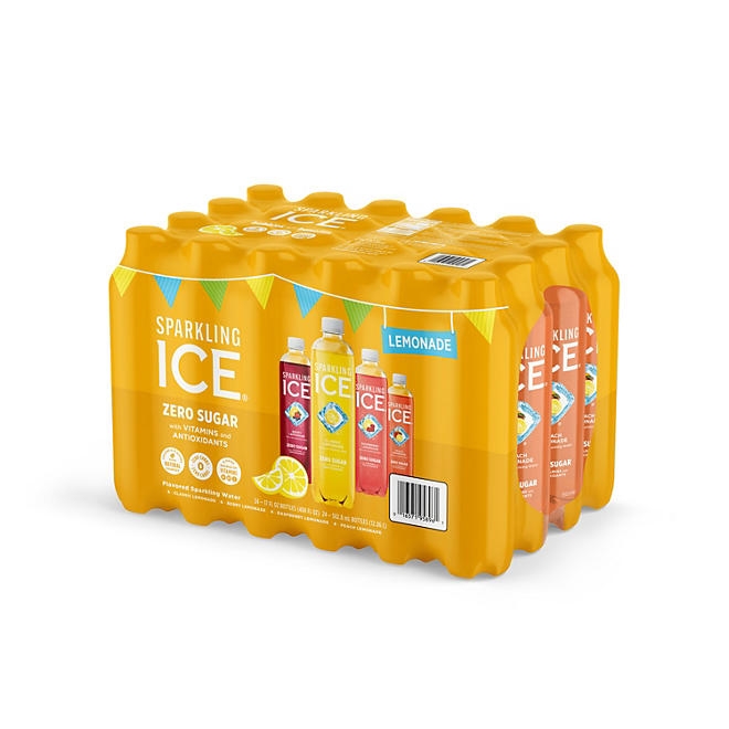 Sparkling Ice Summer Lemonade Variety Pack, 17 fl. oz., 24 pk. - Image 4