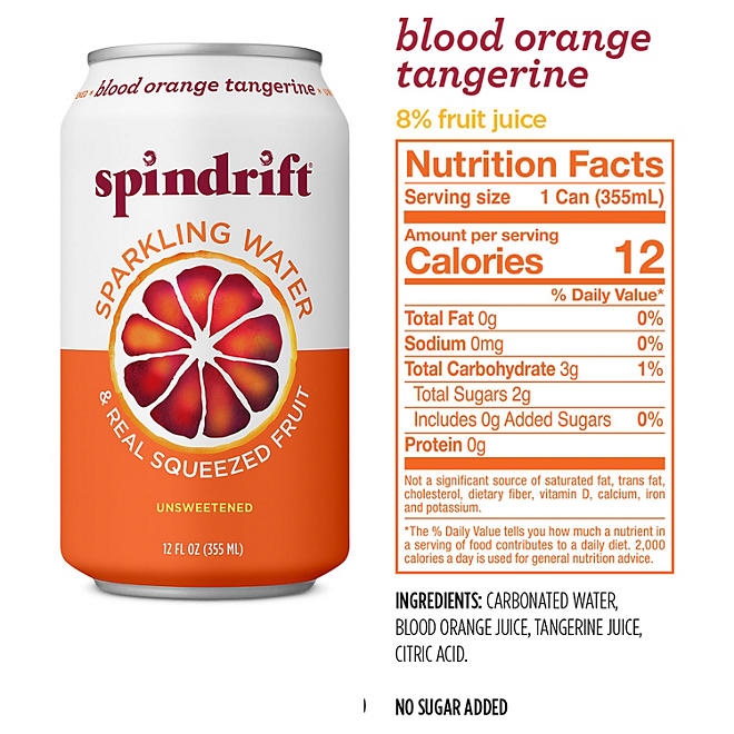 Spindrift Sparkling Water Variety Pack 12 fl. oz., 24 pk. - Image 5