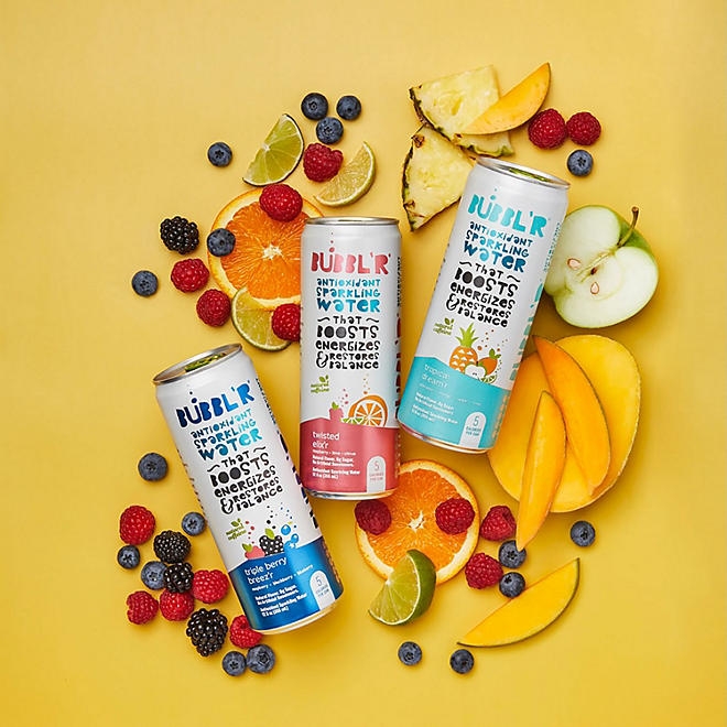 BUBBL'R Sparkling Water Variety Pack, 12 fl. oz., 12 pk. - Image 6