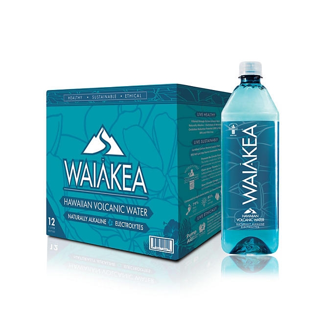 Waiakea Hawaiian Volcanic Water 1 L., 12 pk. - Image 2