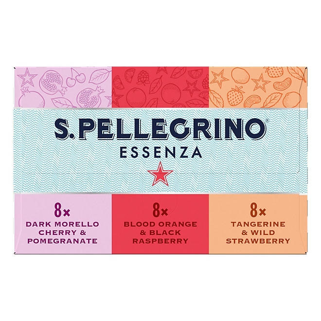 S.Pellegrino Essenza Flavored Mineral Water Variety Pack, 11.15 fl. oz., 24 pk. - Image 7