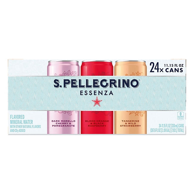 S.Pellegrino Essenza Flavored Mineral Water Variety Pack, 11.15 fl. oz., 24 pk. - Image 9
