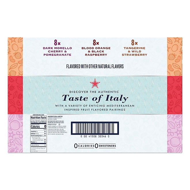 S.Pellegrino Essenza Flavored Mineral Water Variety Pack, 11.15 fl. oz., 24 pk. - Image 11