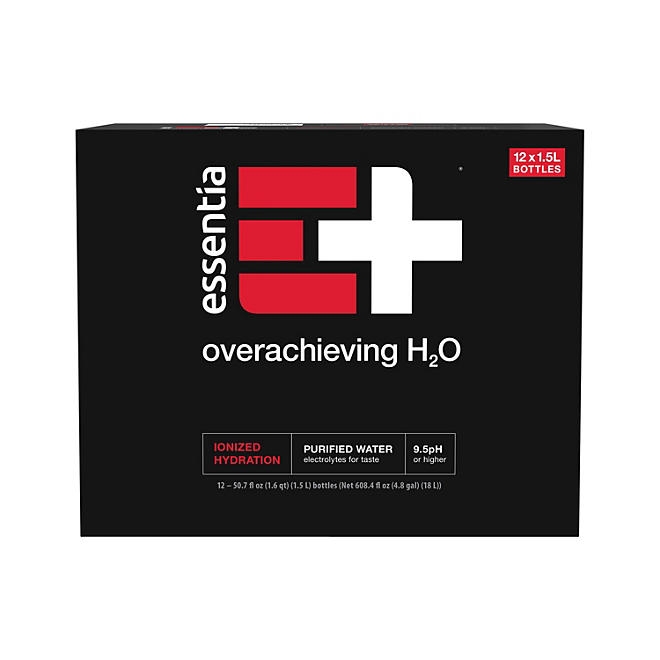 Essentia Bottled Water, Ionized Alkaline Water 1.5 L., 12 pk. - Image 2