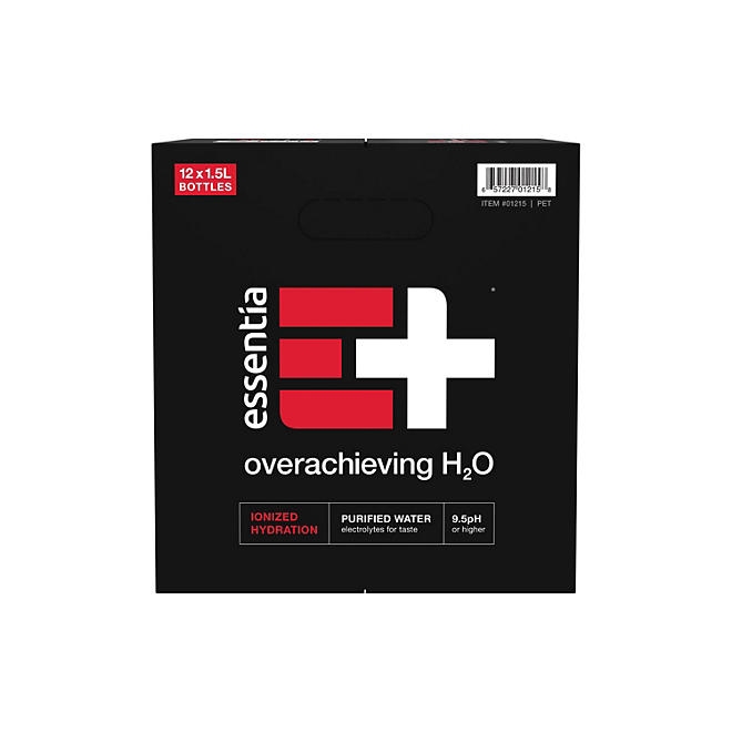 Essentia Bottled Water, Ionized Alkaline Water 1.5 L., 12 pk. - Image 6