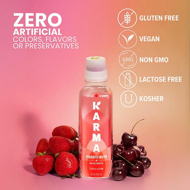 Karma Probiotic Water Variety Pack 18 oz., 12 pk. - Image 7