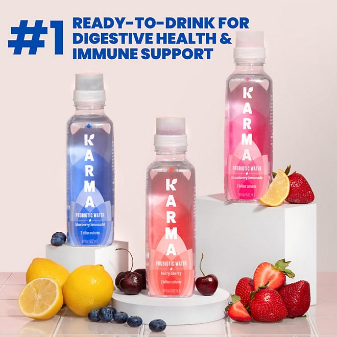 Karma Probiotic Water Variety Pack 18 oz., 12 pk. - Image 10