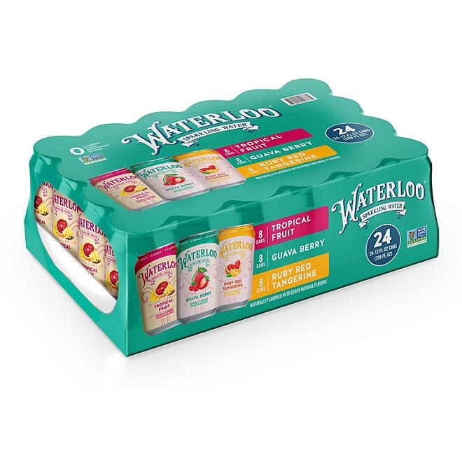 Waterloo Sparkling Water Variety Pack 12 fl. oz., 24 pk. - Image 2