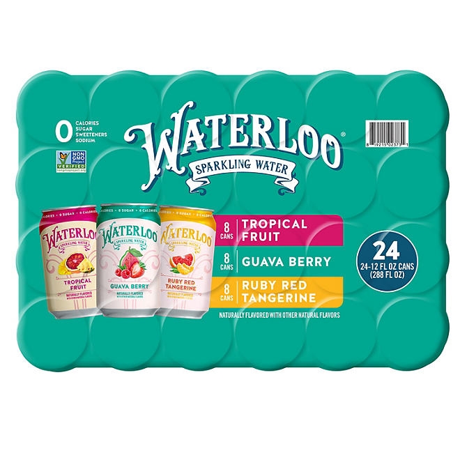 Waterloo Sparkling Water Variety Pack 12 fl. oz., 24 pk. - Image 5