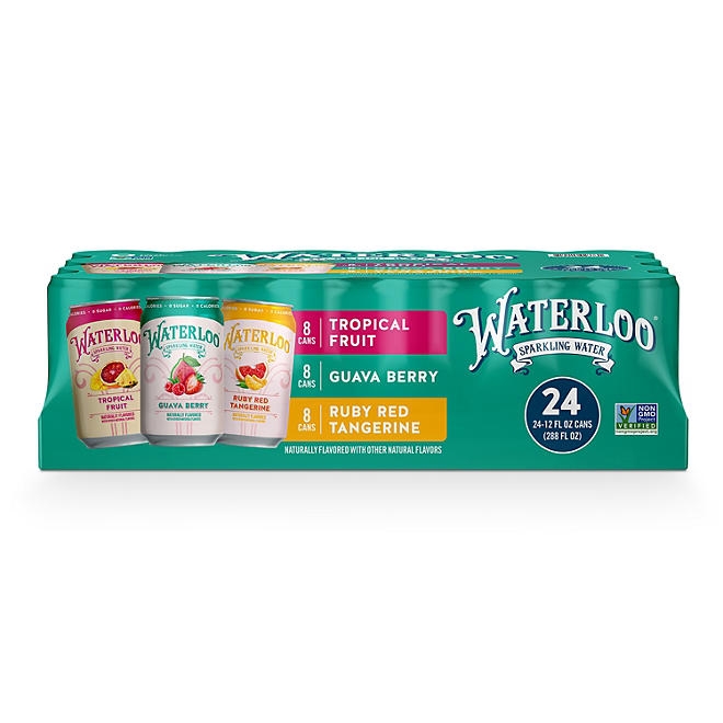 Waterloo Sparkling Water Variety Pack 12 fl. oz., 24 pk. - Image 6