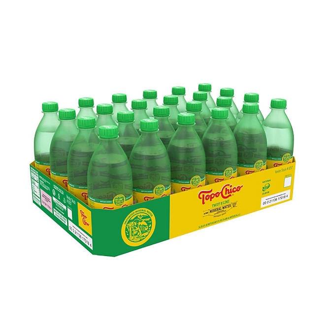 Topo Chico Twist of Lime Sparkling Mineral Water, 20 fl. oz., 24 pk. - Image 2